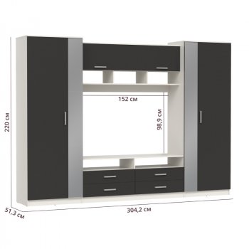 ШМЦ Вена 91.01 с зеркалом в Нюрбе - mebel154.com