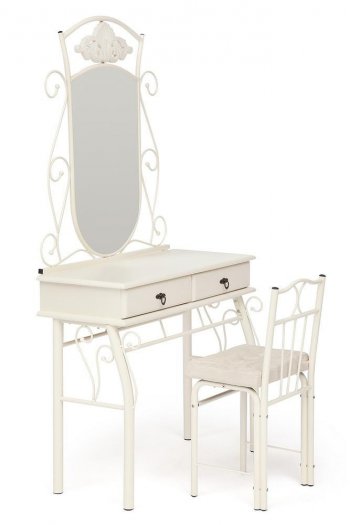 Столик туалетный CANZONA (столик/зеркало + стул) в Нюрбе - mebel154.com