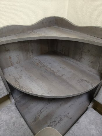 Кухонный уголок Миссия с полкой ткань в Нюрбе - mebel154.com
