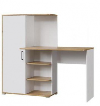 Стол со шкафом STIF белый(правый/левый) в Нюрбе - mebel154.com