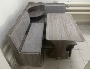 Кухонный уголок Миссия с полкой, ткань(локи) в Нюрбе - mebel154.com