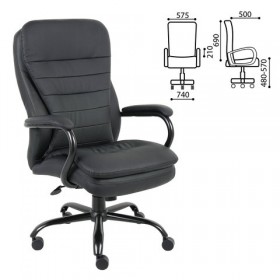 Кресло офисное BRABIX Heavy Duty HD-001 в Нюрбе - mebel154.com