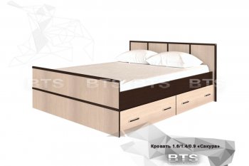 Кровать Сакура 1600(бтс) в Нюрбе - mebel154.com