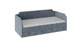 Кровать с мягкой обивкой и ящиками Кантри Тип 1 (900) в Нюрбе - mebel154.com