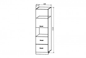 Монако ПНЯ 600 Пенал в Нюрбе - mebel154.com