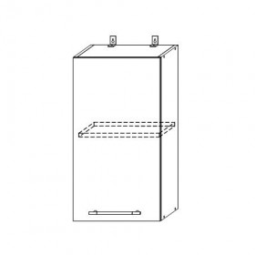 Монако ВП 450 шкаф верхний в Нюрбе - mebel154.com