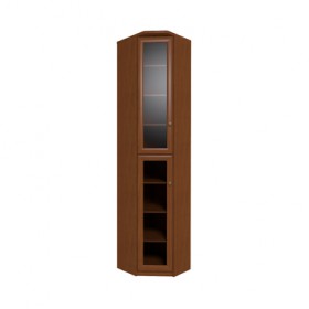 Шкаф для книг угловой фасад Стекло 10 Марракеш в Нюрбе - mebel154.com