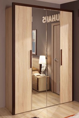 Шкаф для одежды 2-х дверный 9 Bauhaus в Нюрбе - mebel154.com