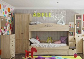 Шкаф для одежды 2-х дверный 92 Adele в Нюрбе - mebel154.com