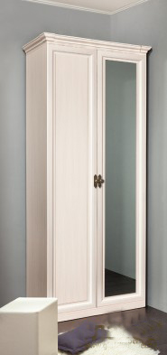 Шкаф для одежды 2-х дверный с зеркалом 2 Montpellier в Нюрбе - mebel154.com