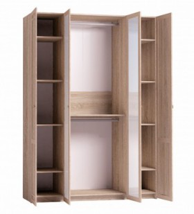 Шкаф для одежды 4-х дверный 60 Sherlock в Нюрбе - mebel154.com