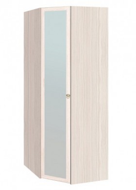 Шкаф для одежды угловой с зеркалом 56-2 Бриз в Нюрбе - mebel154.com